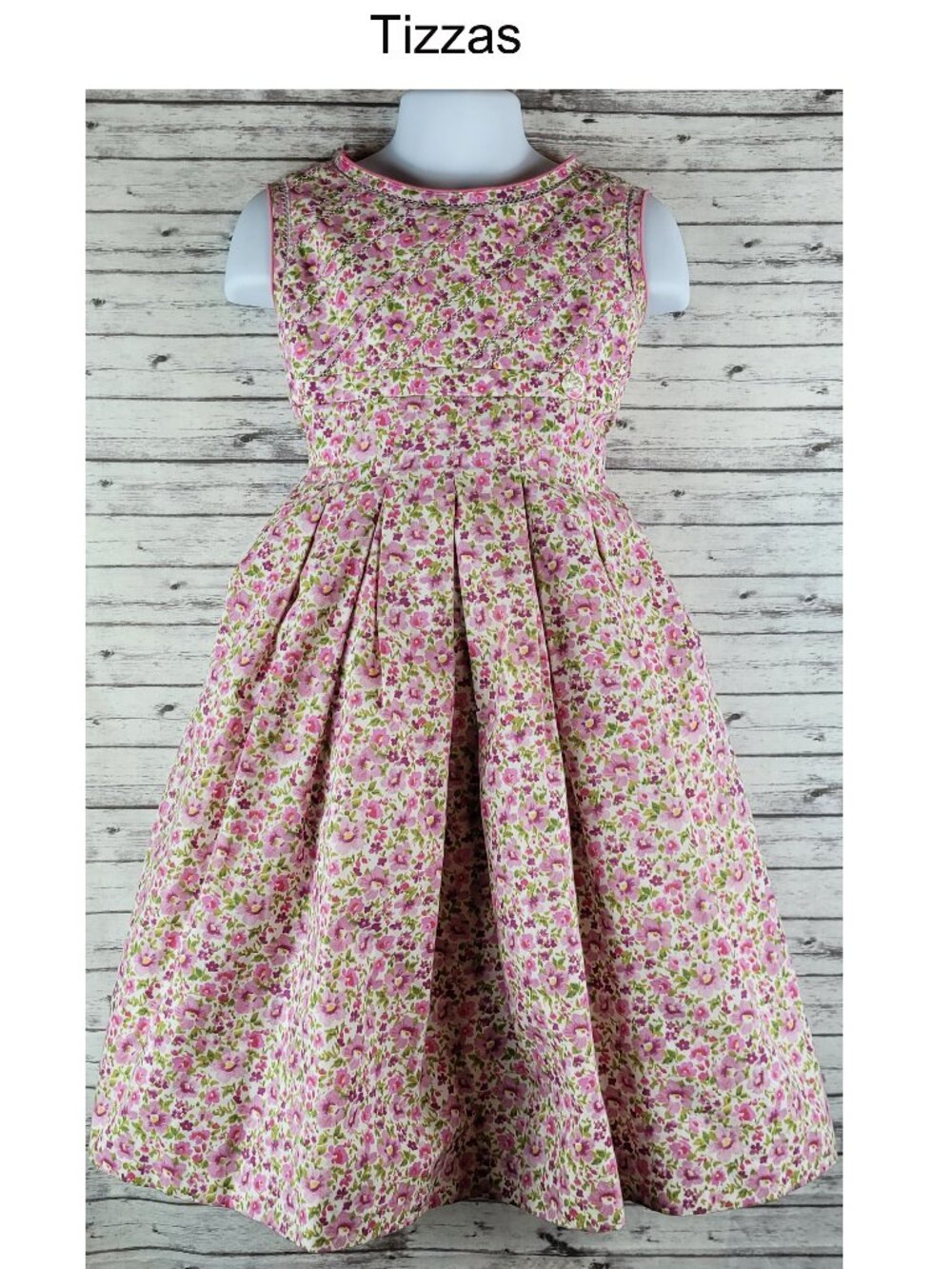 Tizzas Floral Sleeveless Dress Size 6
